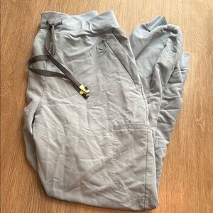 FIGS light blue jogger scrub pants large tall